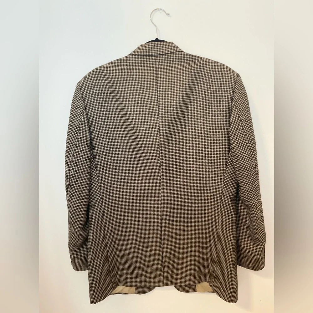 Pierre Cardin Vintage Blazer Check Pattern Unisex/Mens/Womens - Picture 5 of 6